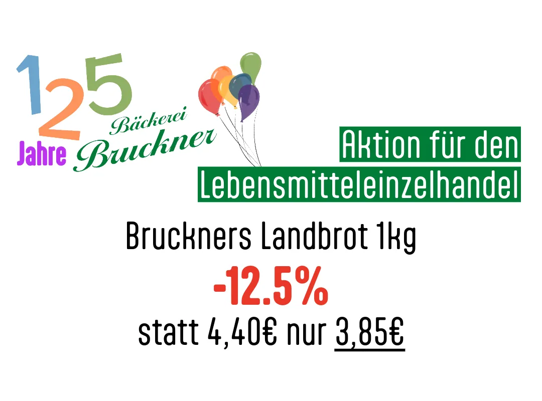 125 Jahre Bäckerei Bruckner