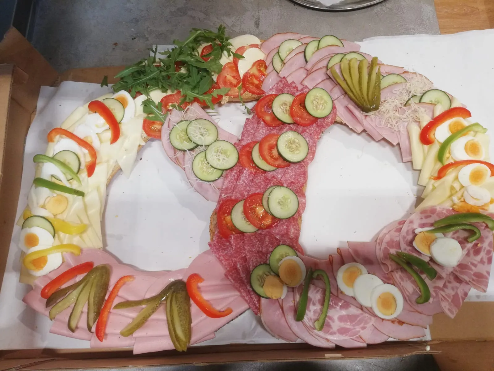 Breze groß gefüllt