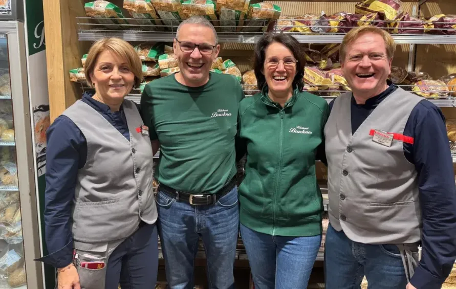 Eurospar Friedl und Bäckerei Bruckner feiern 30 Jahre Zusammenarbeit